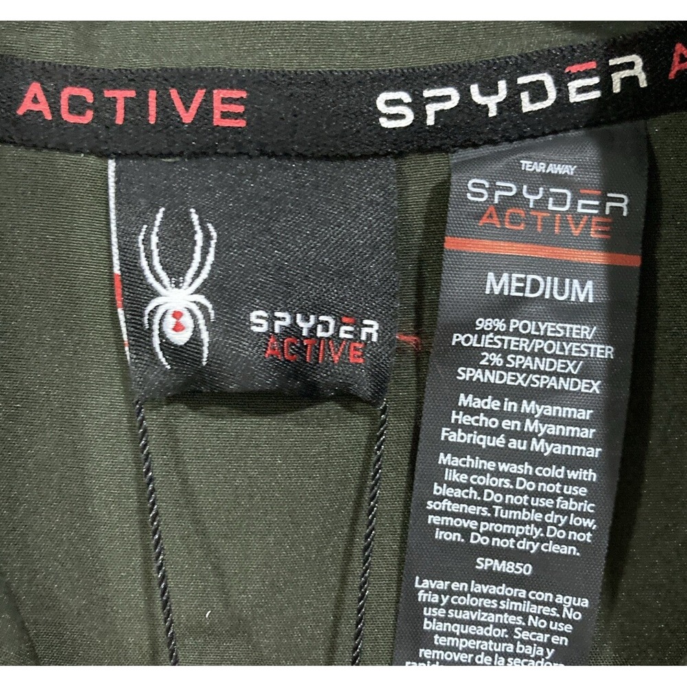 SPYDER | Men's Soft Shell Jacket Green SPM850C ProW-B Size‎ MEDIUM NWT $128 - Picture 6 of 10